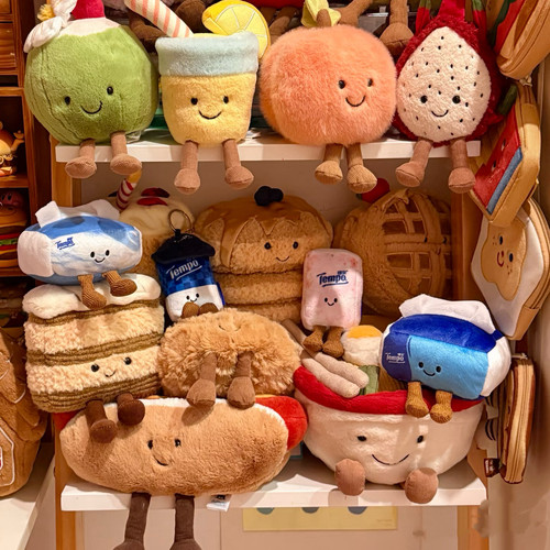 趣味椰树椰子柠檬汽水小玩偶