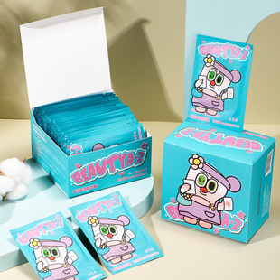 KSD小怪兽积雪草卸妆湿巾单片装 眼唇脸部深层清洁温和免洗30片