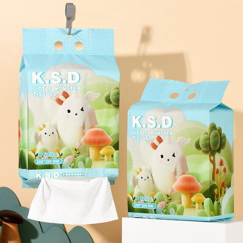 KSD壁挂一次性加厚棉柔洗脸巾