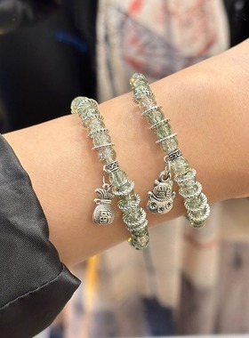 店主推荐～超好看的琉璃手链女ins小众设计串珠叠戴复古手饰品