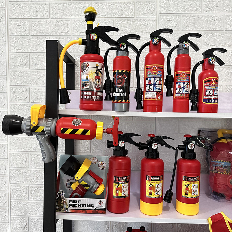 仿真儿童消防员灭火器玩具