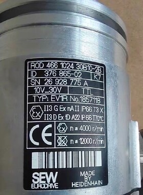 赛威编码器EV1R订货号1857118现货供应ROD466102430B10-2B海德汉