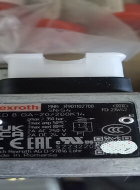 德国Rexroth力士乐R901102708 HED8OA-2X/200K14压力开关正品现货