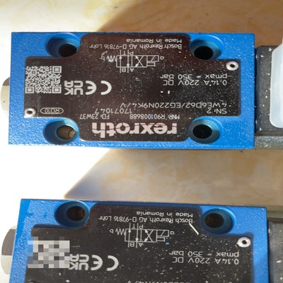 R901008688 4WE6D6X/EG220N9K4/V原装全新Rexroth力士乐液压阀