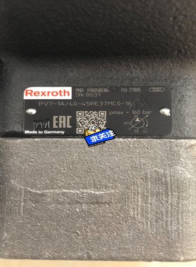 叶片泵PV7-1A/40-45RE37MC0-16,力士乐R900580384