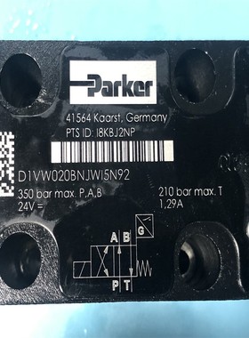 D1VW020BNJWI5NPARKER电磁换向阀派克电