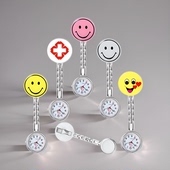 卡通护士表男女款 学生考试胸表怀表夜光简约复古可爱少女口袋挂表