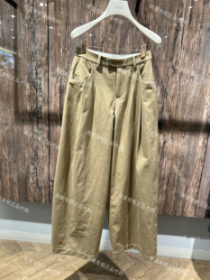 专柜正品地素2025春款1-1休闲裤子2K1QB321-1699