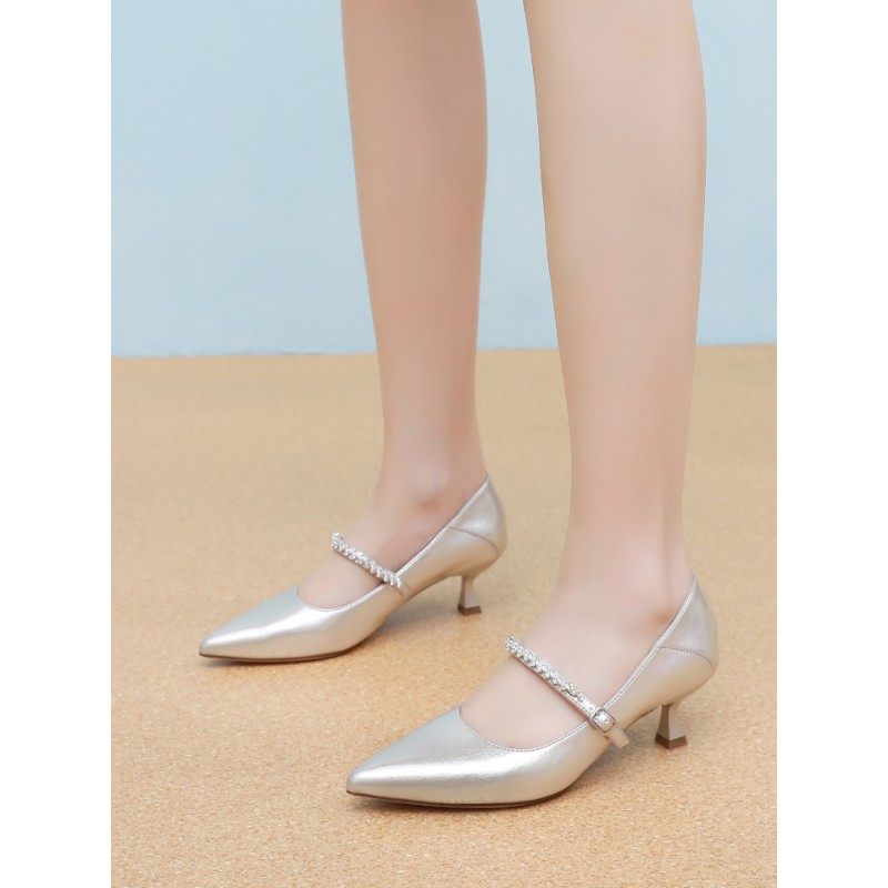 卓诗尼2025秋季新款浅口单鞋时尚舒适宴会鞋潮流气质优雅时装鞋女,女鞋,浅口单鞋,淘宝优惠券,粉丝福利购,淘宝优惠卷