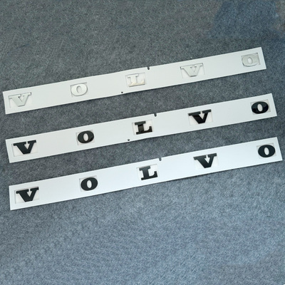 适用沃尔沃S90S60L XC60XC90后尾标T5 T6 AWD字母标VOLVO标志字标