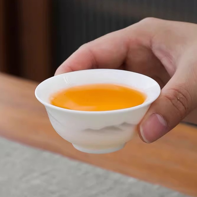 35ml水墨山水小茶杯潮汕功夫茶杯