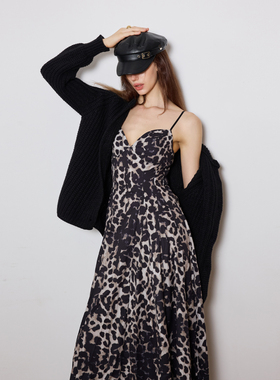 Kilonova欧美风黑色开衫毛衣外套女新款百搭时尚休闲纯色长袖毛衣