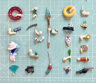 GSC正版散货替换手 手型 粘土人 DOLL素体 道具手型 道具手 配件1