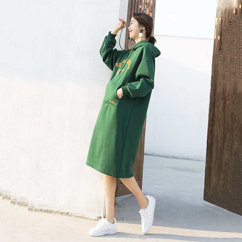 ZMA字母。袋鼠兜孕妇卫衣春秋薄款 中长款大码宽松孕妇春装连衣裙|msdalam kategori Bekalan Ibu / Ibu / Pemakanan, bersalin, pakaian - dari Buy2taobao.com untuk memberikan perkhidmatan ejen Taobao profesional membeli