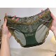 蕾丝镂空网纱女士内裤 性感2026新款 透明无痕三角裤 女士黑色白色