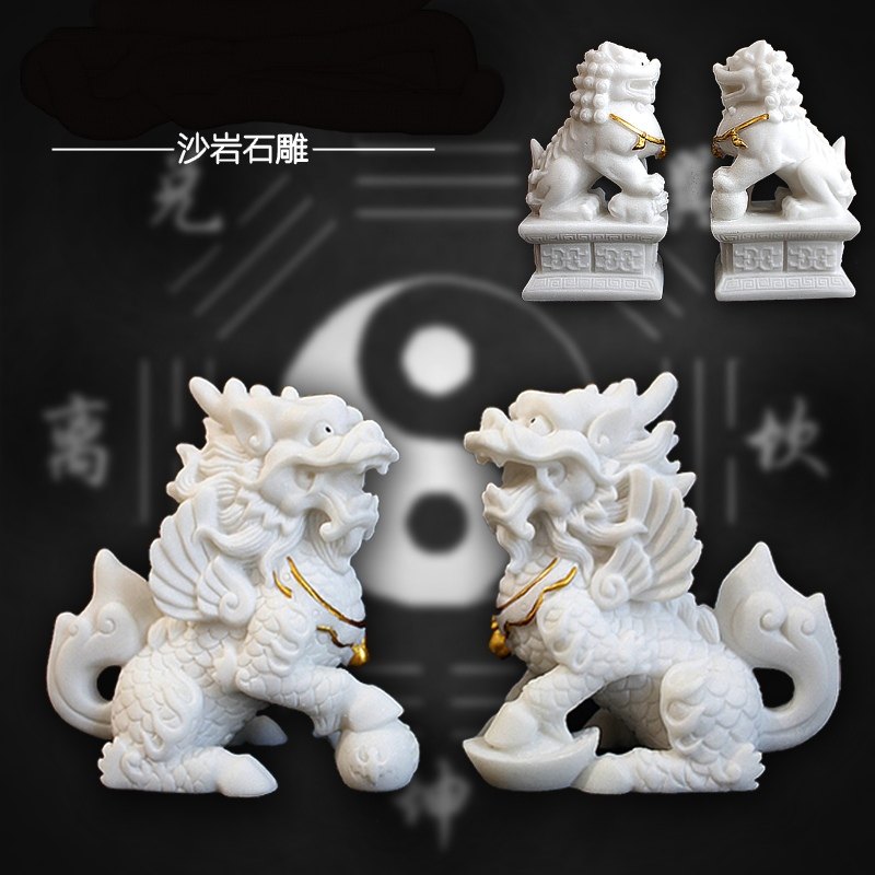 狮子玄关窗户阳台室外工艺品摆件