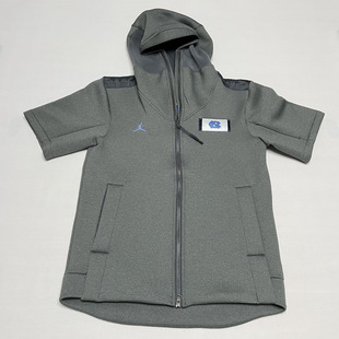 JORDAN北卡NCAA速干训练服短袖帽衫热身服外套科比怀特150美金
