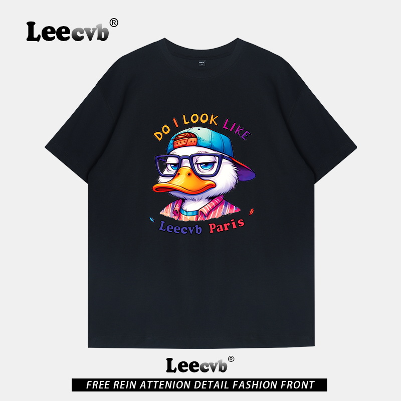 【奥莱正品】LEEcvb官方潮牌图案纯棉短袖t恤男女同款联名上衣夏