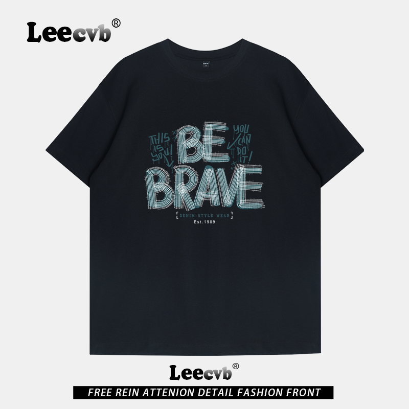 【品牌专区】LEEcvb官方潮牌图案纯棉短袖t恤男女同款联名上衣夏