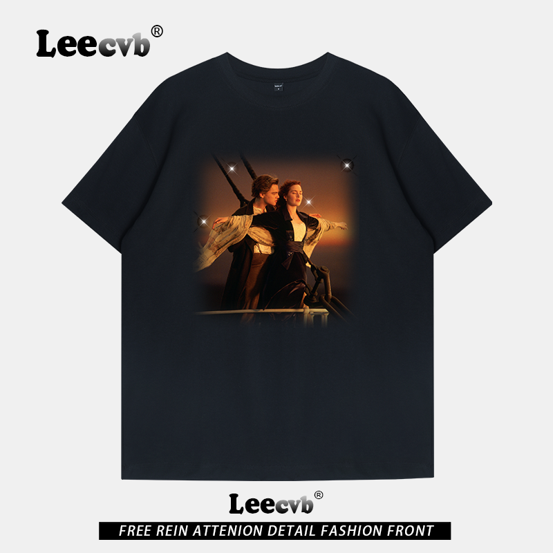 【大牌捡漏】LEEcvb官方潮牌图案纯棉短袖t恤男女同款联名上衣夏