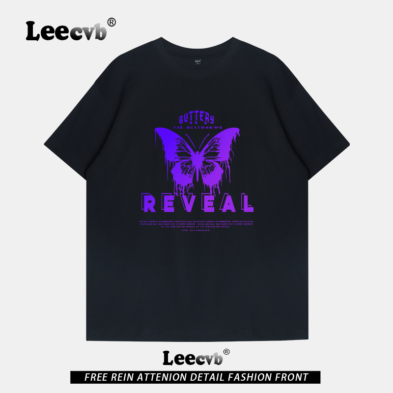 【专柜正品】LEEcvb官方潮牌图案纯棉短袖t恤男女同款联名上衣夏