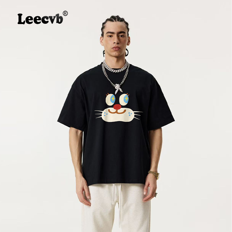 【专柜正品】LEEcvb官方潮牌图案纯棉短袖t恤男女同款联名上衣夏