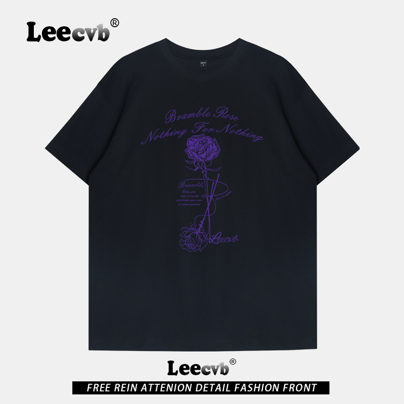 【专柜正品】LEEcvb官方潮牌图案纯棉短袖t恤男女同款联名上衣夏