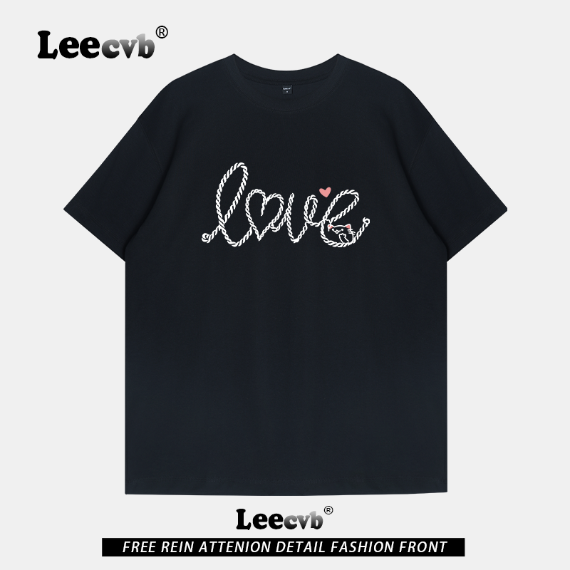 【专柜正品】LEEcvb官方潮牌图案纯棉短袖t恤男女同款联名上衣夏