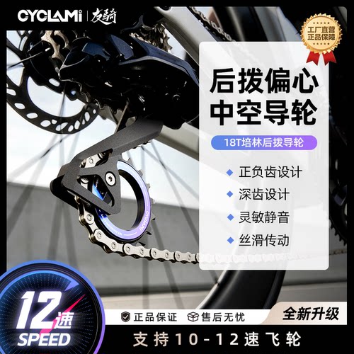 中空偏心18T陶瓷轴承后拨配件