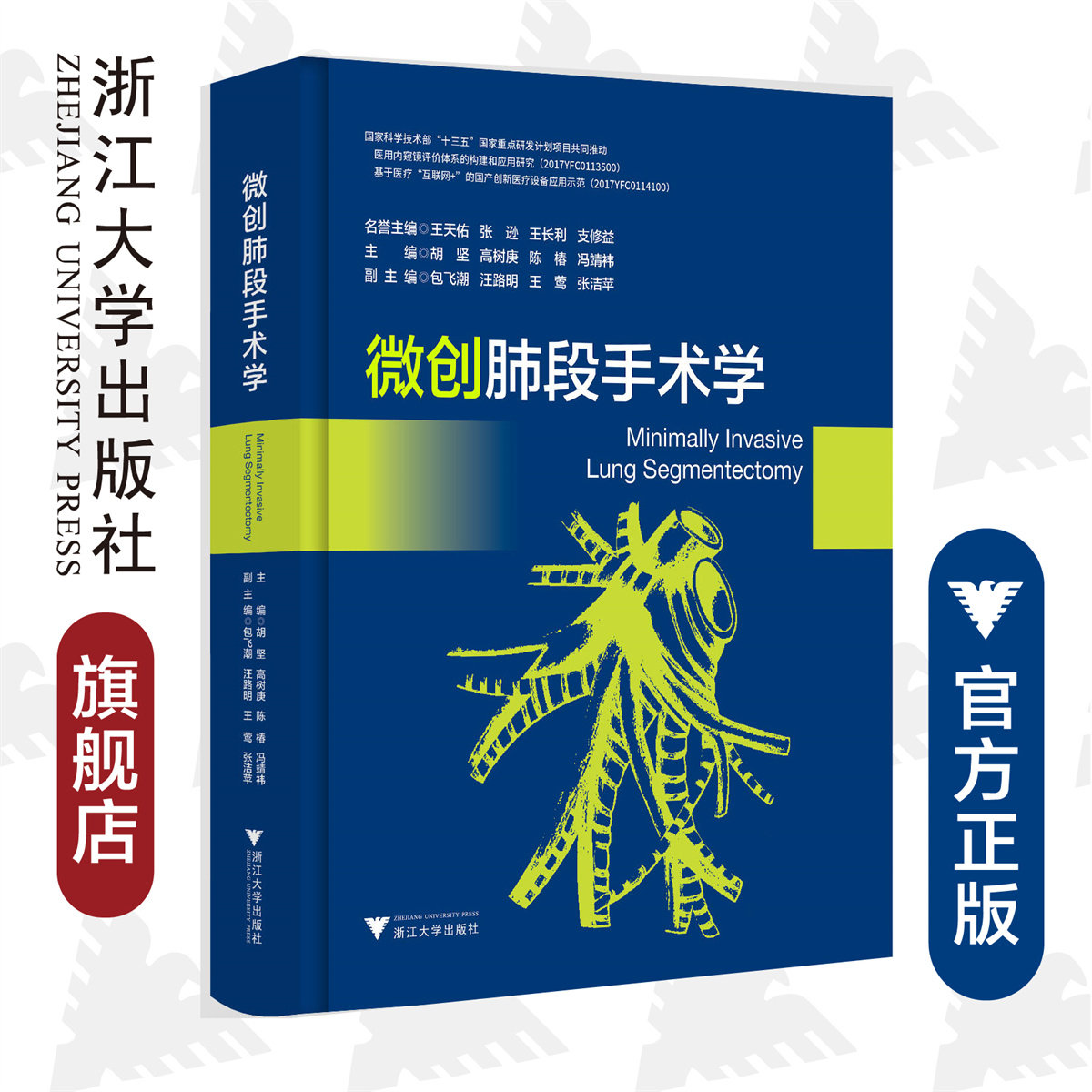 微创肺段手术学(精)/国际医学研究前沿/胡坚/高树庚/陈椿/冯靖祎/浙江大学出版社/外科/专著