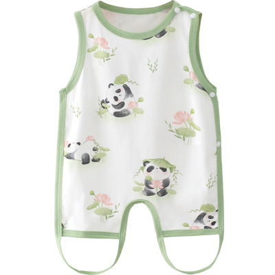 婴蓓依婴儿竹纤维半背肚兜