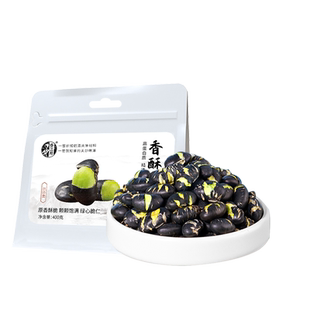 春江月香酥即食黑豆独立装400g袋装熟盐炒制酥脆豆子孕妇休闲零食