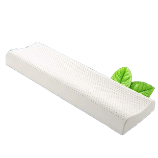 富安娜双人长枕头泰国乳胶枕1.5米情侣枕橡胶枕芯护颈椎枕助睡眠