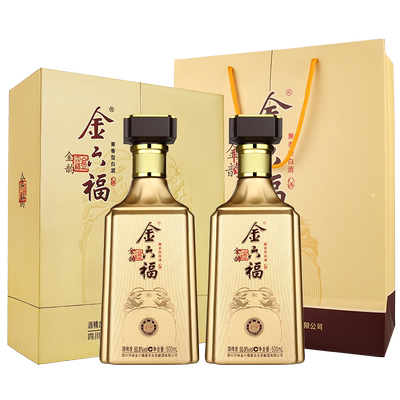 金六福50.8度金韵窖藏级白酒礼盒