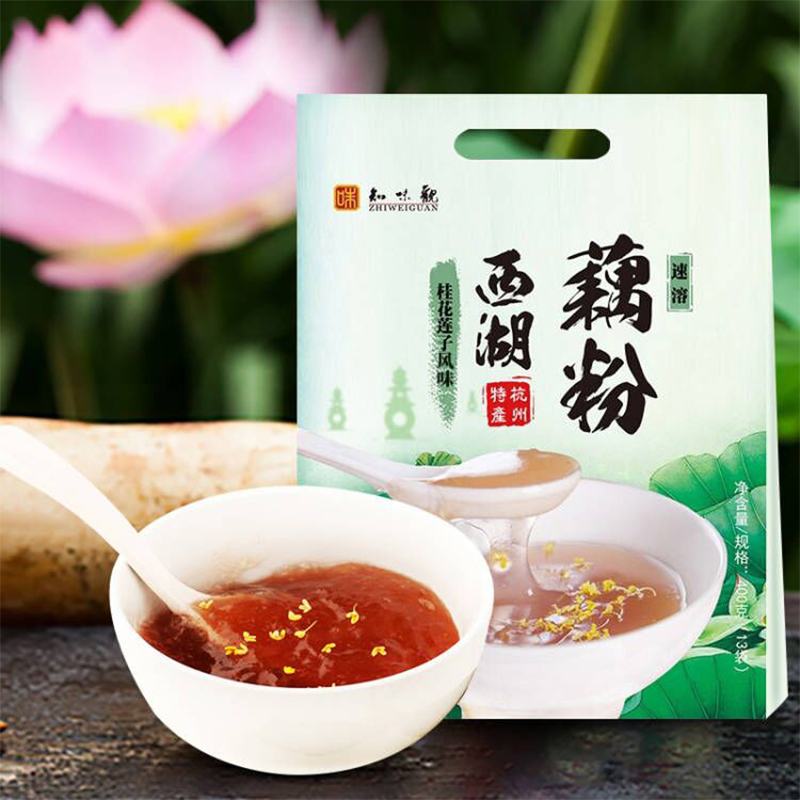 知味观桂花莲子西湖藕粉