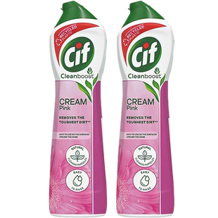 联合利华晶杰草莓多功能清洁乳500ml*2瓶不锈钢厨房快速祛污专用