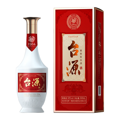 台源53度酱香型纯粮白酒500ml