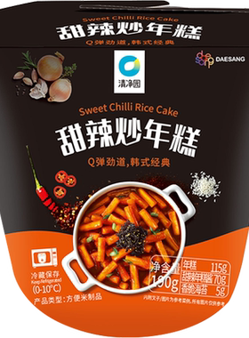 清净园宗家府甜辣炒年糕条190g