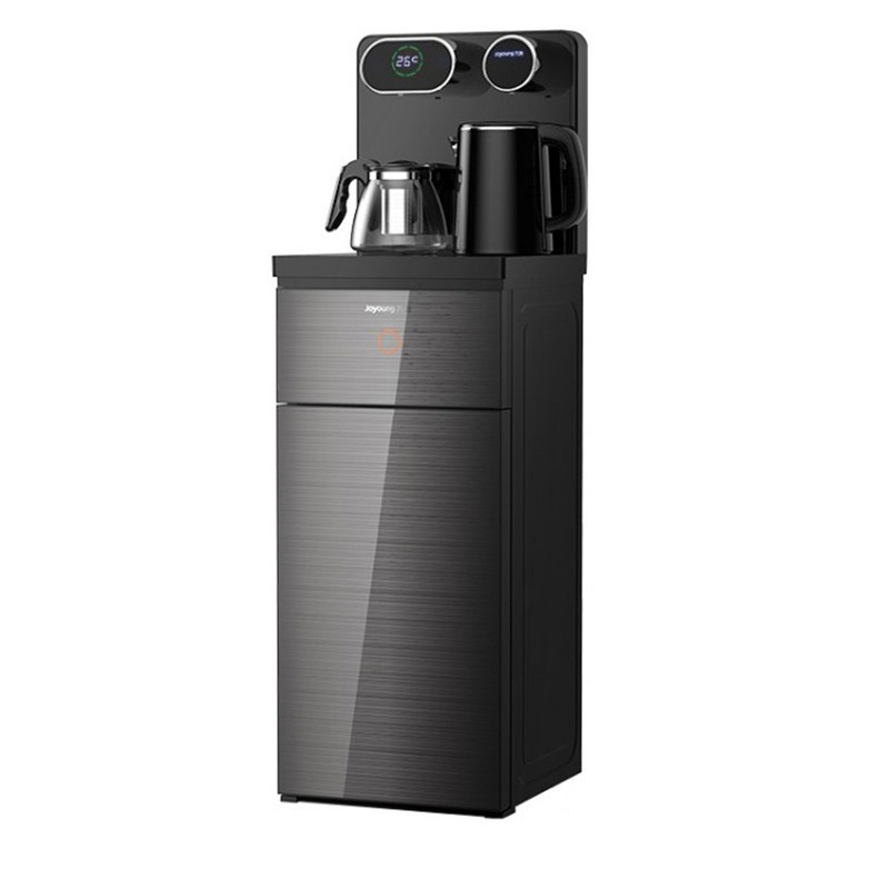 九阳茶吧机家用多功能智控能遥立式双c水口下218置式饮出水机jm63