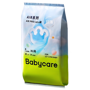 babycare拉拉裤皇室/星星/airpro/air001XL4试用派样特惠装尿不湿