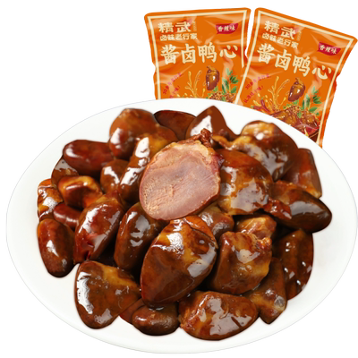 精武酱香鸭心卤味鸭货零食