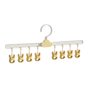 包邮云朵袜子晾晒架婴儿宝宝晒袜子神器家用挂衣神器多夹子晾衣架