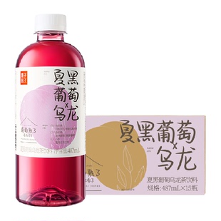 果子熟了果汁茶夏黑葡萄乌龙茶487ml*15瓶整箱饮料清爽解腻