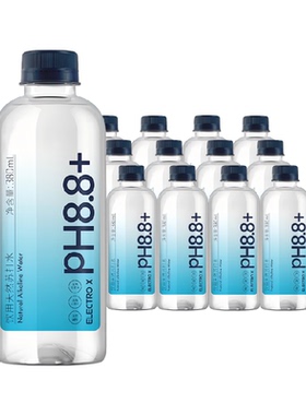 ELECTROX粒刻天然苏打水PH8.8弱碱性无气型无糖纯净瓶装水