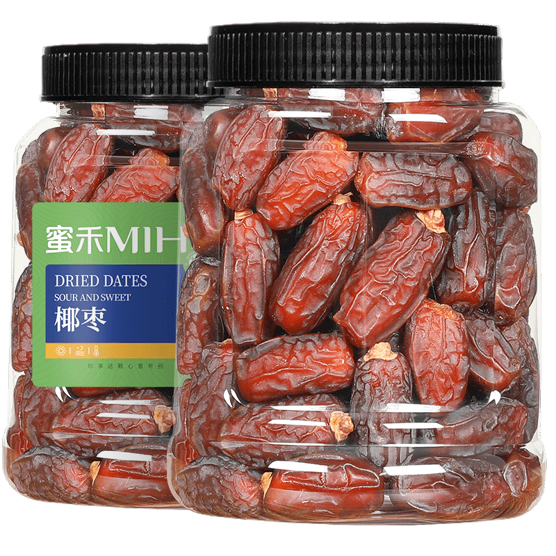 蜜禾沙特大椰枣非特级迪拜阿联酋枣子软糯香甜干果脯蜜饯孕妇零食
