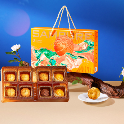 鲜品屋月饼礼盒流光映月560g