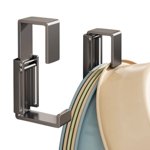优勤不锈钢脸盆收纳架浴室免打孔卫生间壁挂置物架放脸盆挂钩