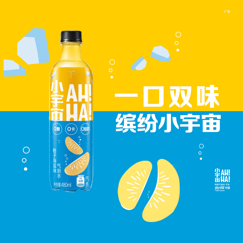 可口可乐海盐480mlx12无糖饮料