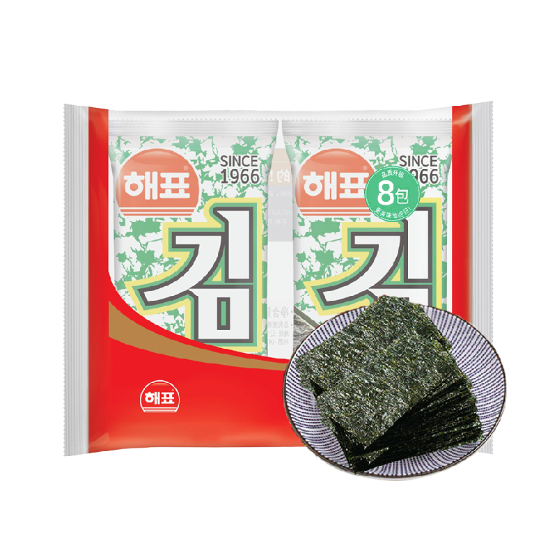 韩国海牌菁品海苔原味海产品16g/袋休闲儿童零食小吃寿司