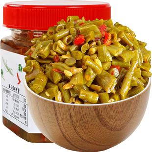 辣小董酱菜农家酸豆角280g酸辣豇豆角即食下饭菜香辣老坛酸咸菜